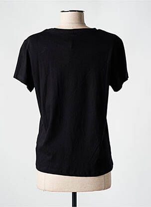 Tricou croială dreaptă mâneci scurte negru TIFFOSI femeie