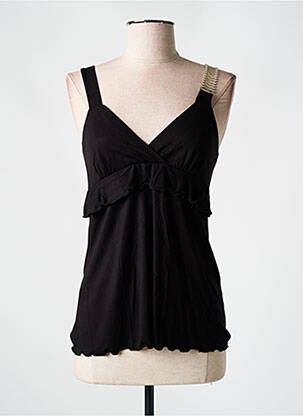 Top negru QUATRE VINGT JOURS femeie
