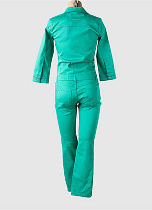 Salopetă-pantalon croială cambrată mâneci lungi verde VILA femeie