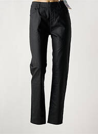 Pantalon slim talie elastică negru QUATRE VINGT JOURS femme