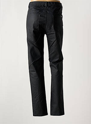 Pantalon slim talie elastică negru QUATRE VINGT JOURS femeie