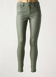 Pantalon slim buzunare verde VILA femeie
