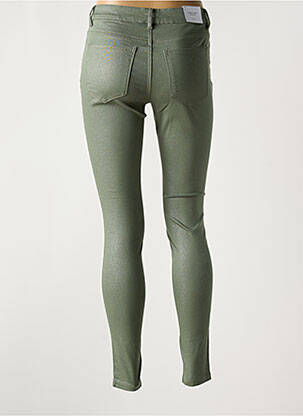 Pantalon slim buzunare verde VILA femeie