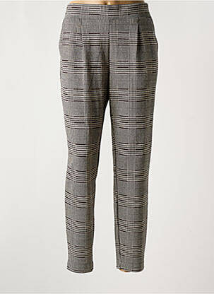 Pantalon slim talie elastică negru B.YOUNG femeie