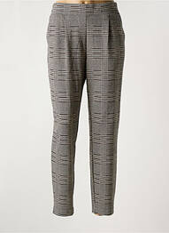 Pantalon slim talie elastică negru B.YOUNG femeie