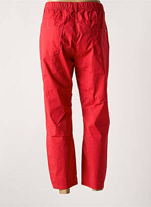 Pantalon 7/8 talie elastică roșu QUATRE VINGT JOURS femeie