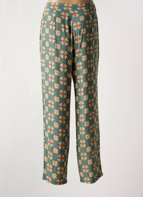 Pantalon drept verde VILA femeie