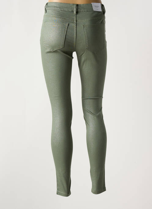 Pantalon slim verde VILA femeie