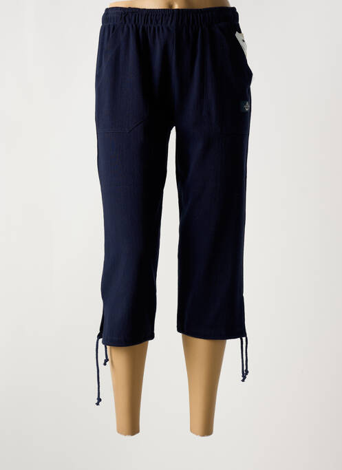 Pantalon trei sferturi albastru NATURAL femeie