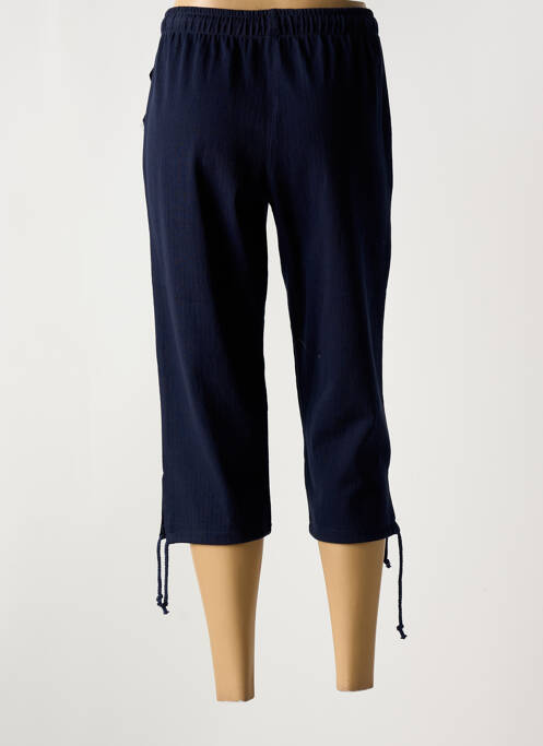 Pantalon trei sferturi albastru NATURAL femeie