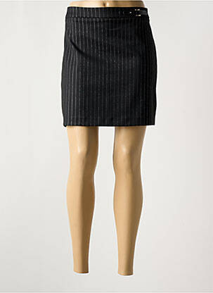 Fustă scurtă negru MORGAN femeie