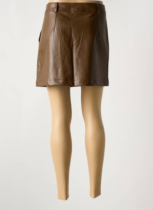 Fustă scurtă maro MOLLY BRACKEN femeie