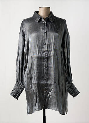 Tunică mâneci lungi gri KAFFE femeie