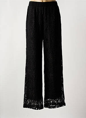 Pantalon larg negru KAFFE femeie