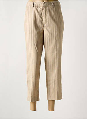 Pantalon 7/8 bej KAFFE femeie