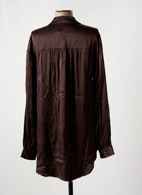 Tunică mâneci lungi maro KAFFE femeie