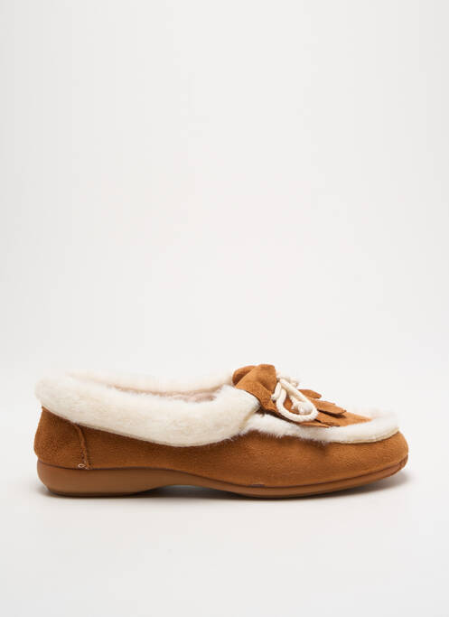 Papuci/Pantofi de casă maro SOIR ET MATIN femeie