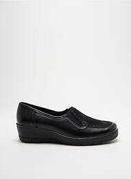 Mocasini material neted toc de 4 la 6 cm negru ALTEX femme