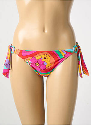 Chiloți de baie imprimeu fantezie bikini violet BANANA MOON femeie