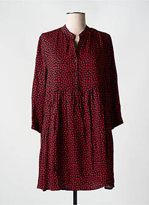 Rochie scurtă mâneci 3/4 mâneci 3/4 roșu DEHA femeie