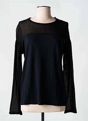 Tricou mâneci lungi mâneci lungi negru DEHA femeie
