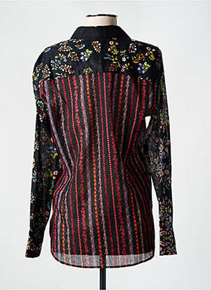 Cămașă imprimeu floral mâneci lungi negru DESIGUAL femeie