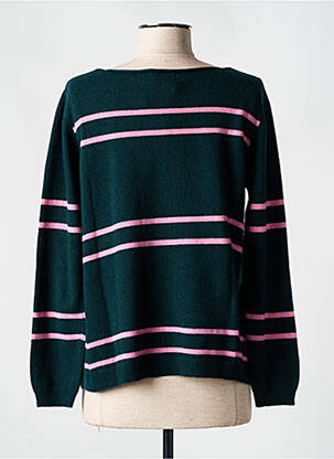 Pulover elasticitate mâneci lungi verde B.YU femeie