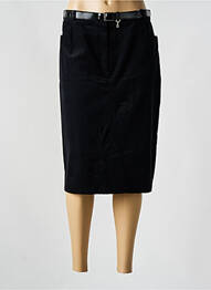 Fustă midi elasticitate negru GELCO femme