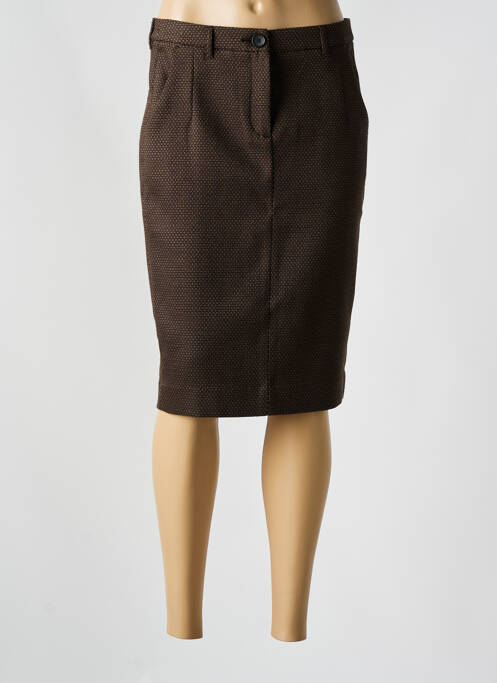 Fustă midi maro SANDWICH femeie