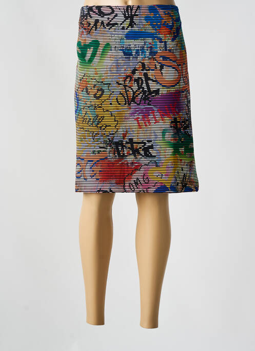 Fustă midi albastru OLIVIER PHILIPS femeie