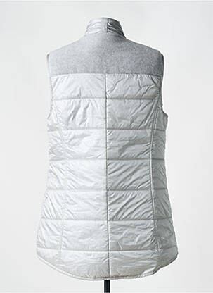 Vestă fără mâneci fără mâneci gri JUST WHITE femeie