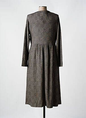 Rochie lungă mâneci lungi mâneci lungi negru NINATI femeie