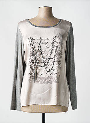 Top gri JUSTWHITE femeie