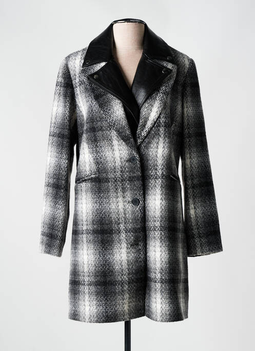 Palton scurt negru 7 SEASONS femeie