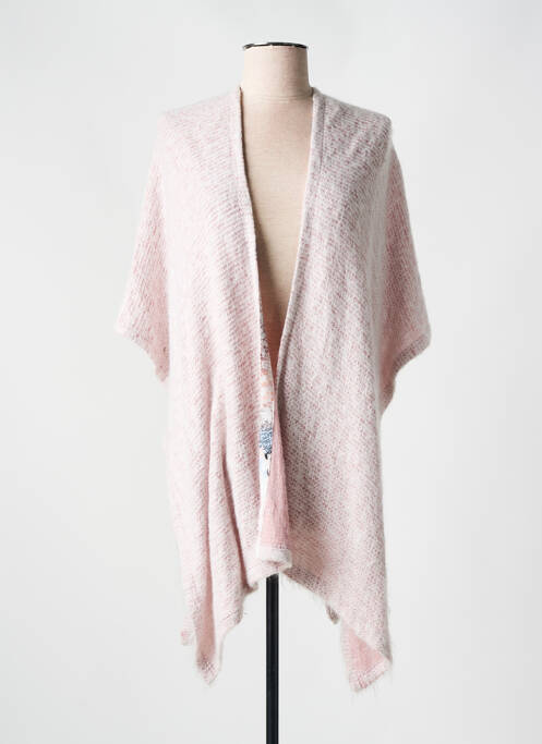 Poncho alb JUST WHITE femeie