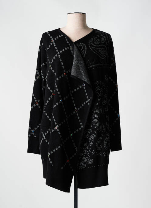 Vestă cu mâneci lungi negru DESIGUAL femeie