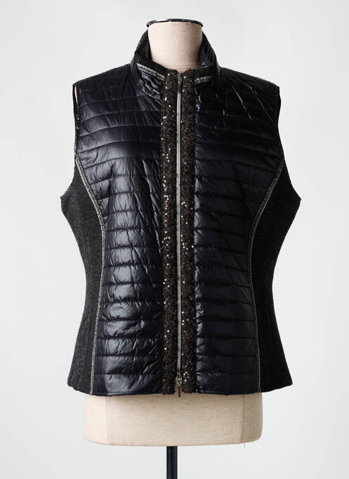 Vestă fără mâneci negru JUST WHITE femeie