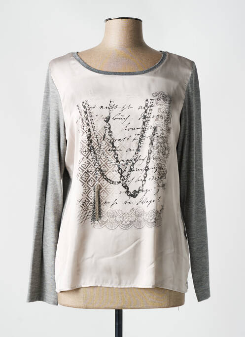 Top gri JUSTWHITE femeie