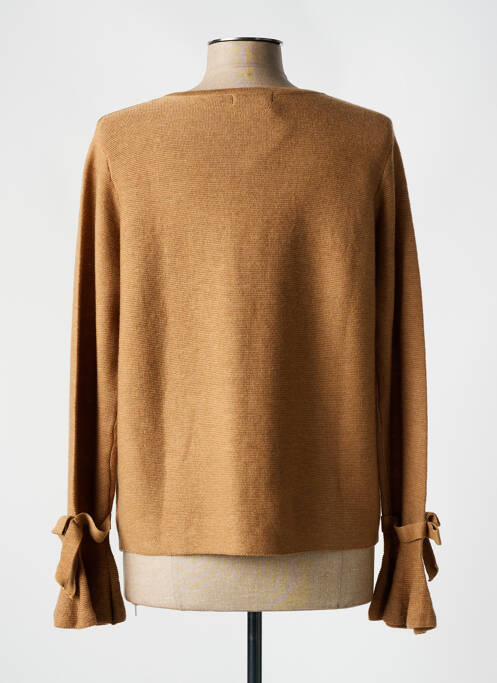 Vestă cu mâneci lungi maro TRIPODE femeie