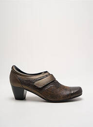 Derby-uri cubanez toc de 4 la 6 cm maro INEA femme