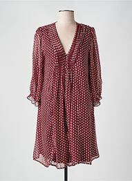 Rochie scurtă mâneci 3/4 mâneci 3/4 roșu FREEMAN T.PORTER femme