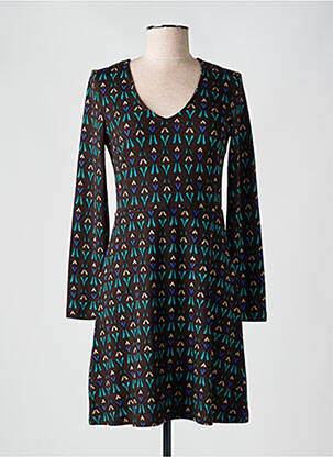 Rochie scurtă mâneci lungi mâneci lungi maro SURKANA femeie