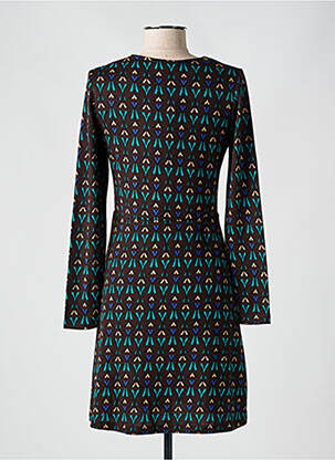 Rochie scurtă mâneci lungi mâneci lungi maro SURKANA femeie