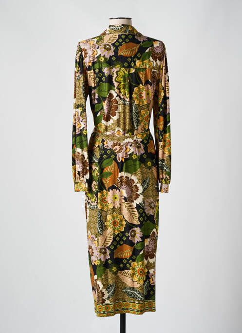 Rochie lungă maro GEISHA femeie