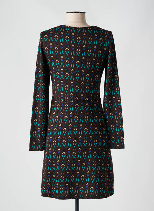 Rochie scurtă maro SURKANA femeie