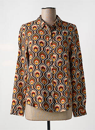 Cămașă maro FREEMAN T.PORTER femeie