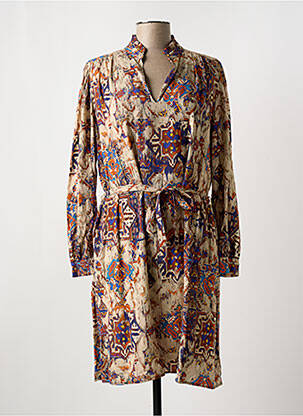 Rochie midi bej LA FEE MARABOUTEE femeie