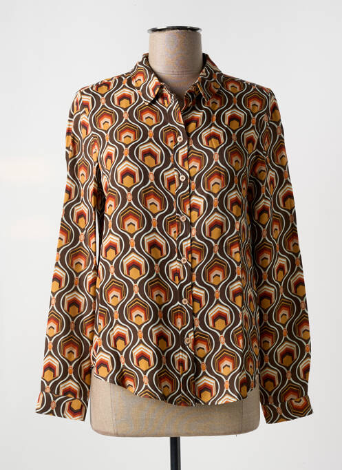 Cămașă maro FREEMAN T.PORTER femeie