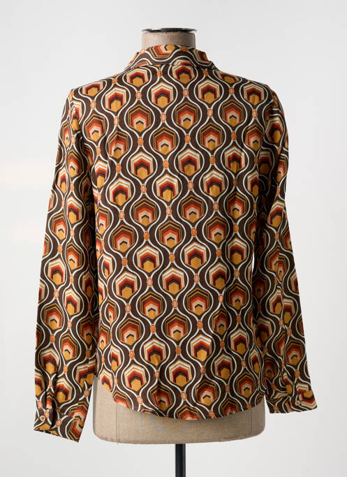 Cămașă maro FREEMAN T.PORTER femeie