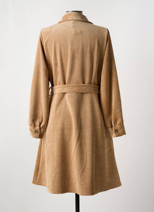 Rochie midi bej LA FEE MARABOUTEE femeie